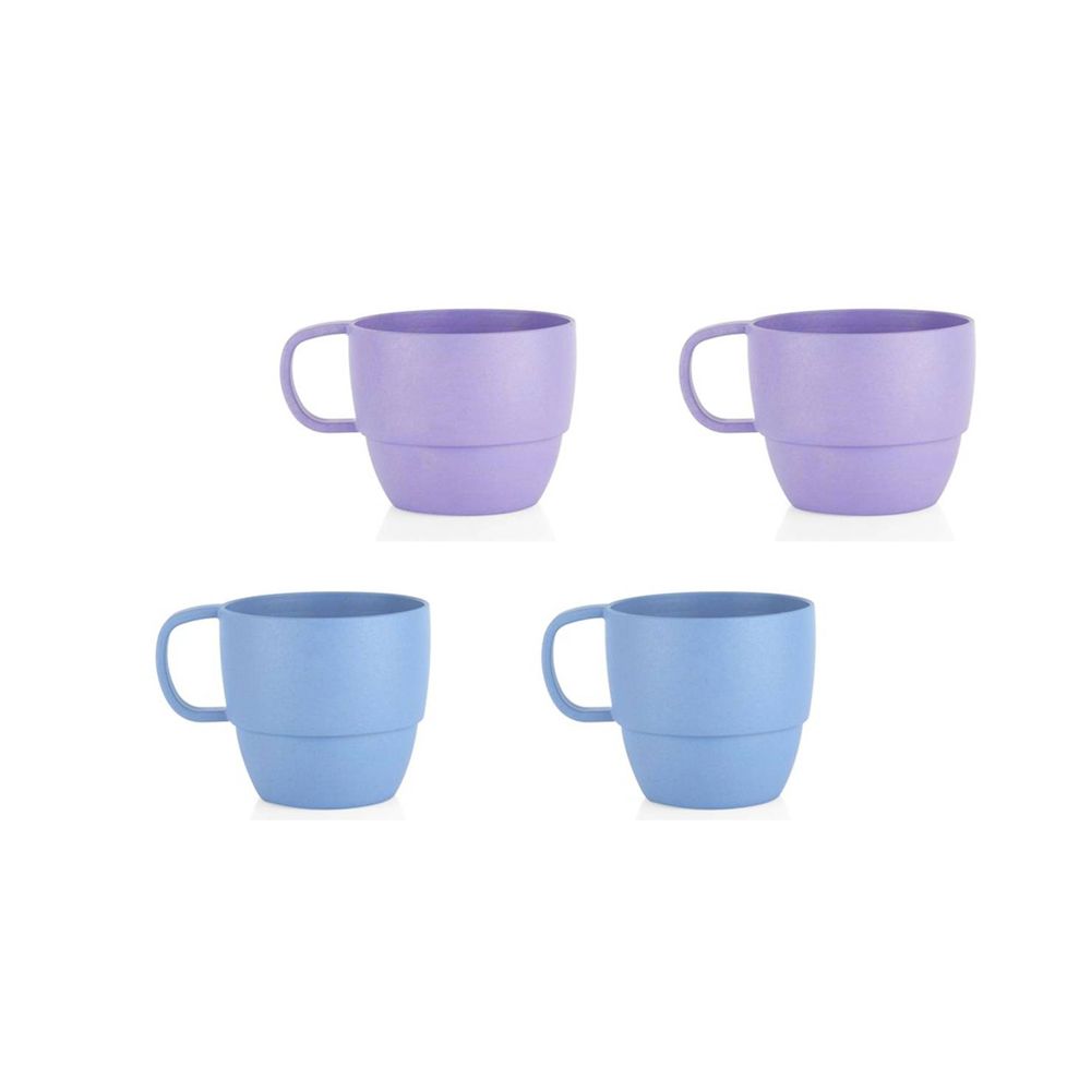 Set x 4 Mugs ecológicos en Paja De Trigo-Landik - Imagen 2