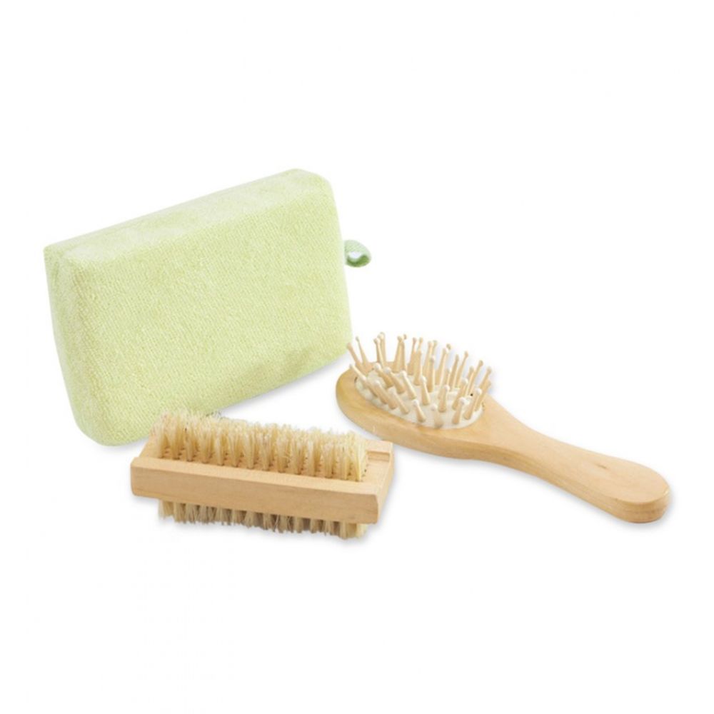 Set de baño con esponja y cepillos spa- Landik