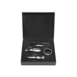 Set de vino de 4 piezas y estuche de lujo - Landik