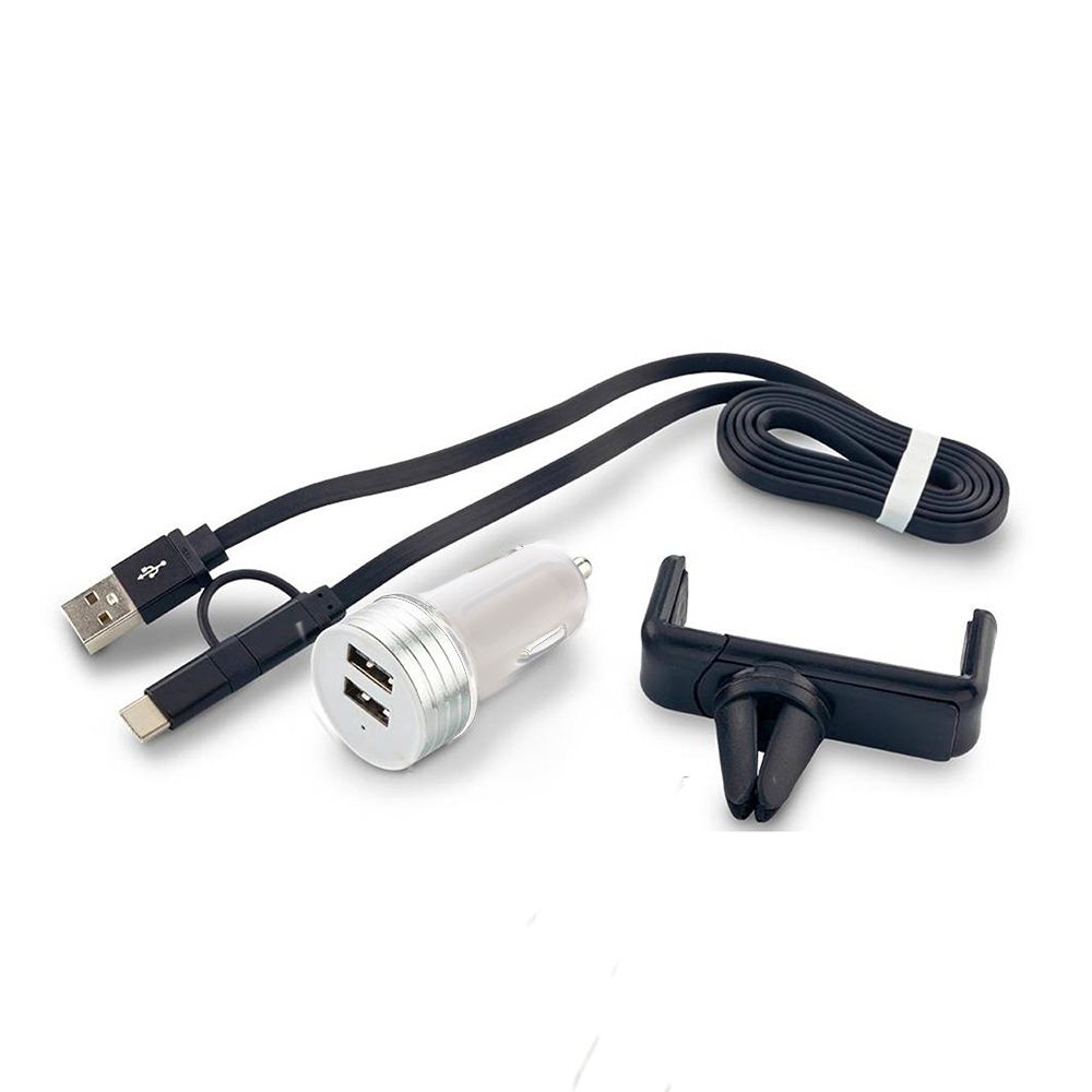 Set cargador de móviles para carro universal II - Landik - Imagen 3