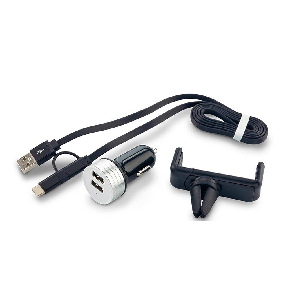 Set cargador de móviles para carro universal II - Landik - Imagen 2