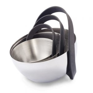 Trio de recipientes en acero Orbo Xindao