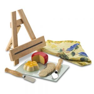 Set de queso en vidrio y cuchillos Gallery - Landik