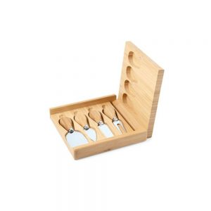 Set de quesos en madera con 4 accesorios - Brie - Landik