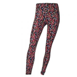 Lycra estampado miniflor color rojo