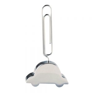 Clip Portamensajes Mini Car Silver - Promoactual