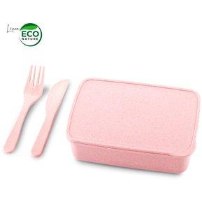 Portacomida con Cubiertos Eco Square Landik Promoactual VA-862 - Imagen 4