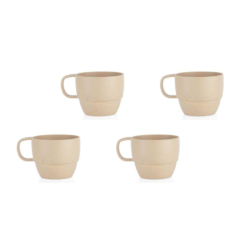 Set x 4 Mugs ecológicos en Paja De Trigo-Landik - Imagen 2