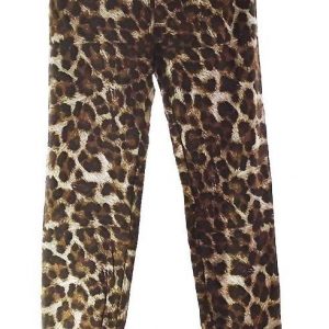 Leggins Niña Animal Print Café - Moda Con Locura
