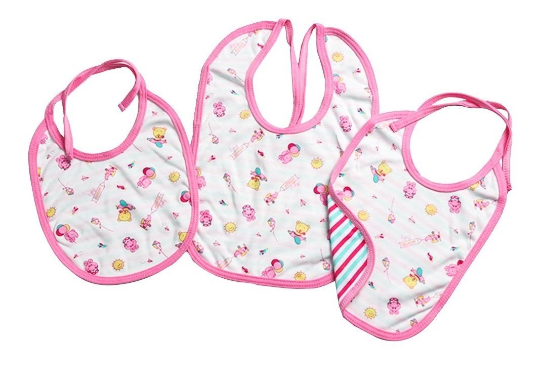 Trio Baberos Para Bebe Diferentes Tamaños Landi-baby V392 - Imagen 3