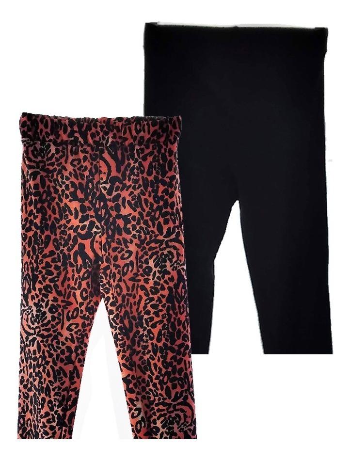 Combo X2 Leggins Para Niña Talla 6 - Moda Con Locura - Imagen 2