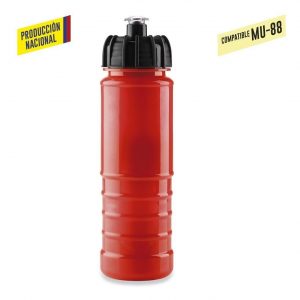 Botilito Rojo Para Lonchera Color Rojo