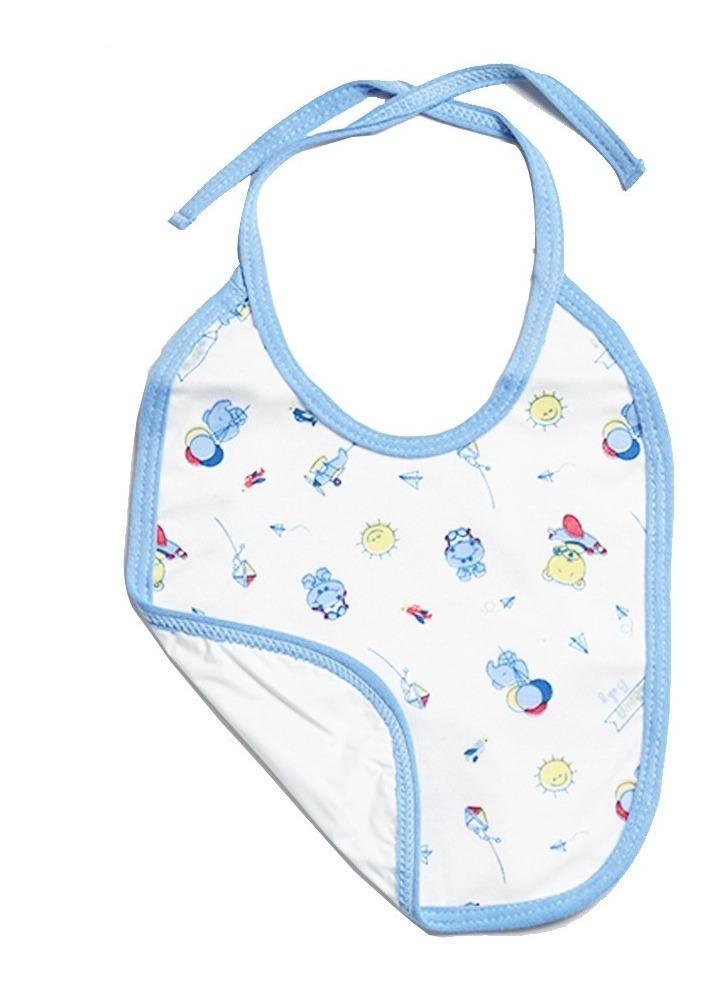 Babero En Franela Cuadrado V24 Landi Baby