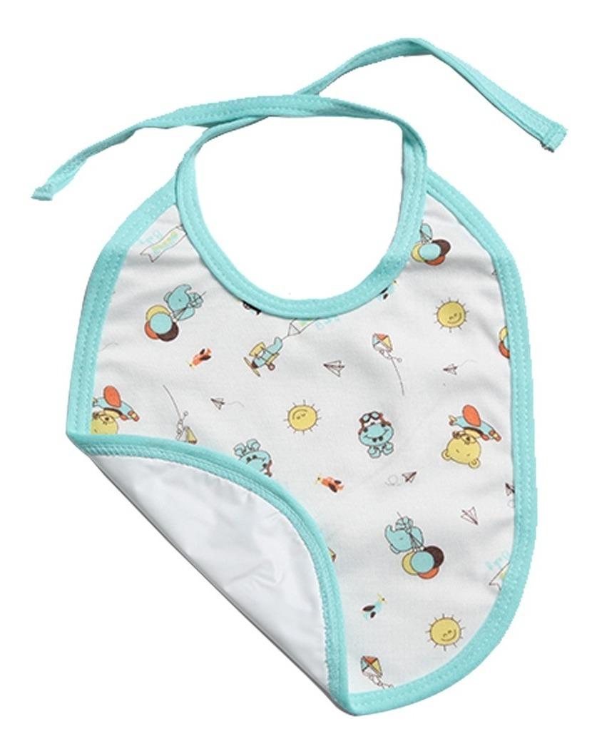 Babero En Franela Cuadrado V24 Landi Baby - Imagen 3