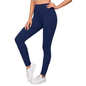 Leggings Para Yoga Moda Con Locura Para Mujer - Azul Oscuro