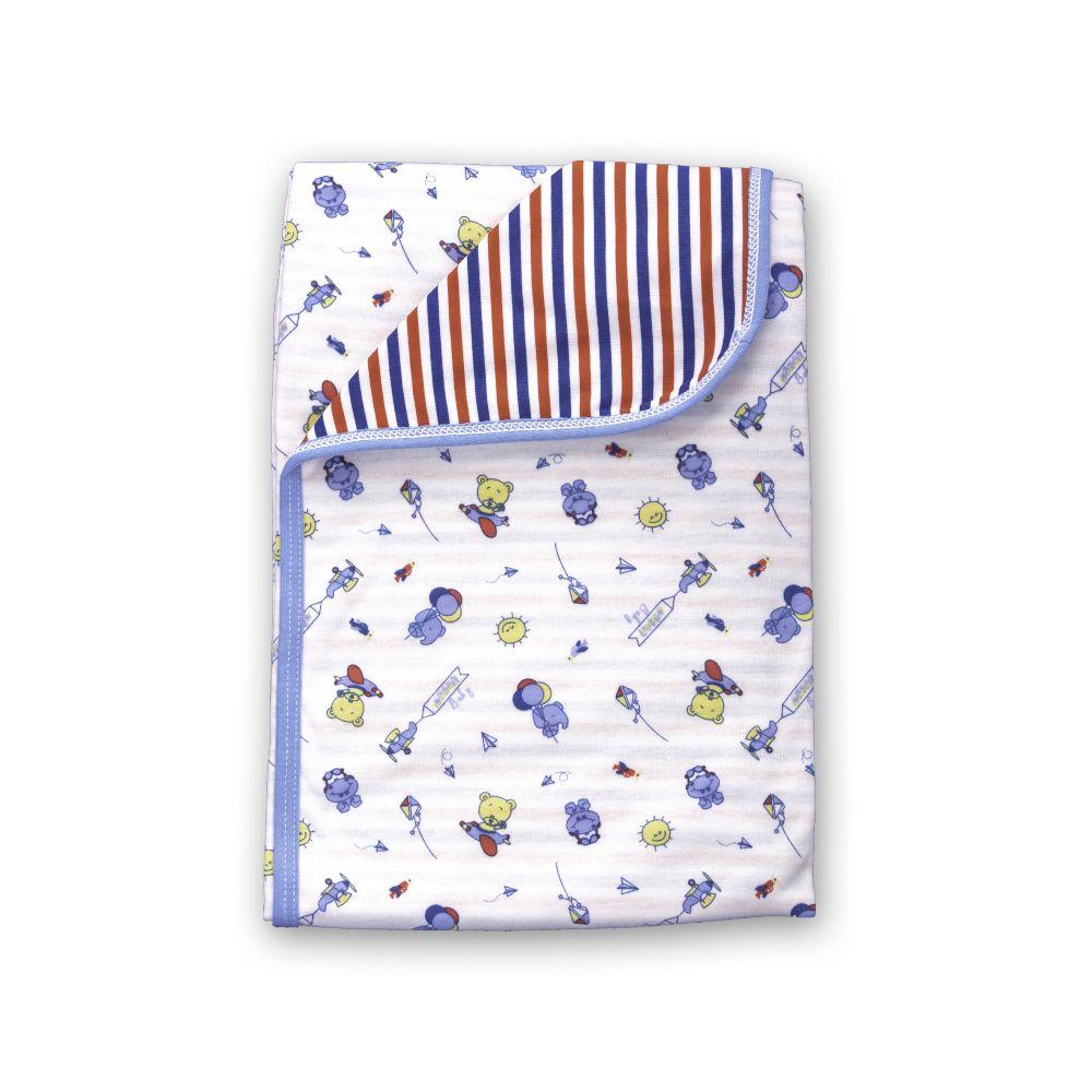 Cobija Doble Faz para bebé 75cm x 100cm avión - rosa - Imagen 5