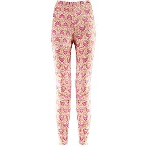 Pantalón Para Mujer MCLI Tipo Legging Salmón Estampado Geométrico Lila en Drill