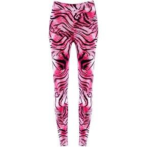 Leggings Para Mujer MCLI Estampado Animal Print Rosado y Negro en Licra Gruesa