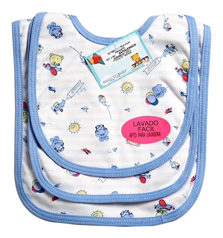 Trio Baberos Para Bebe Diferentes Tamaños Landi-baby V392 - Imagen 2