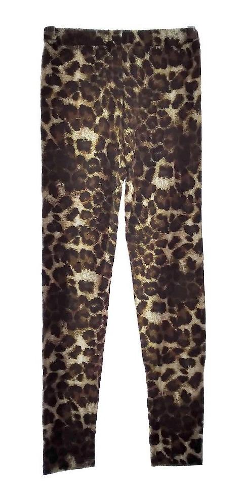 Leggins Niña Animal Print Café - Moda Con Locura - Imagen 2
