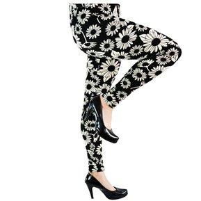 Leggings Estampado Moda Con Locura Para Mujer- Negro