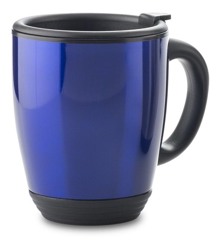 Mug Metálico Azul Gigante 470 Ml - Promoactual