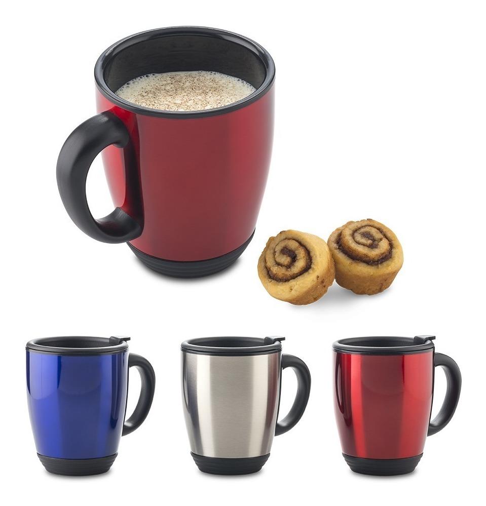 Mug Metálico Azul Gigante 470 Ml - Promoactual - Imagen 4