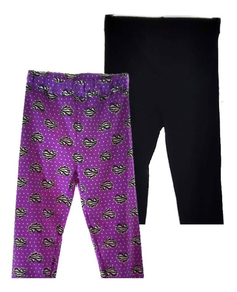 Combo X2 Leggins Para Niña Talla 6 - Moda Con Locura