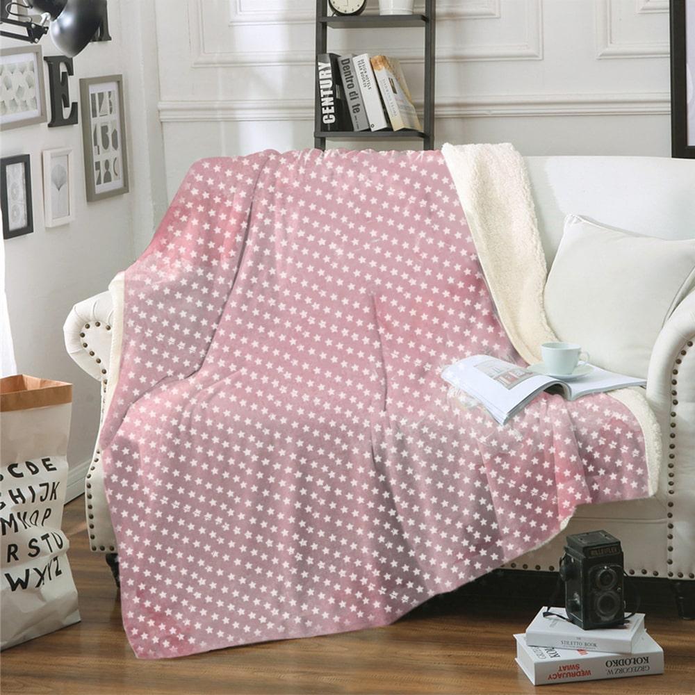 Cobija Cálida Polar Sherpa de Lujo Para Cama Sofá