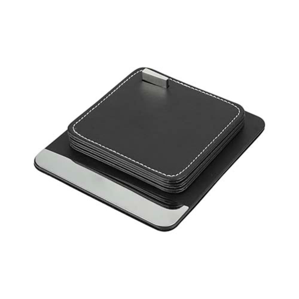 Set de portavasos en curpiel premium